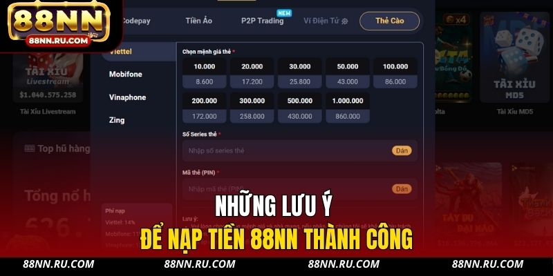 Hướng Dẫn Nạp Tiền 88NN - Đa Dạng Phương Thức, Xử Lý 24/7 - xavin.bet Hướng Dẫn Nạp Tiền 88NN - Đa Dạng Phương Thức, Xử Lý 24/7 - xavin.bet